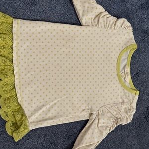 Matilda Jane Green and Cream Top